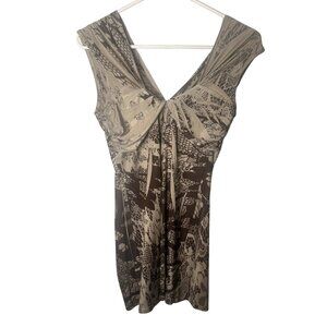 Vintage Y2K 90s Body Central Babydoll Top Womens S Animal Baddie Festival Snake